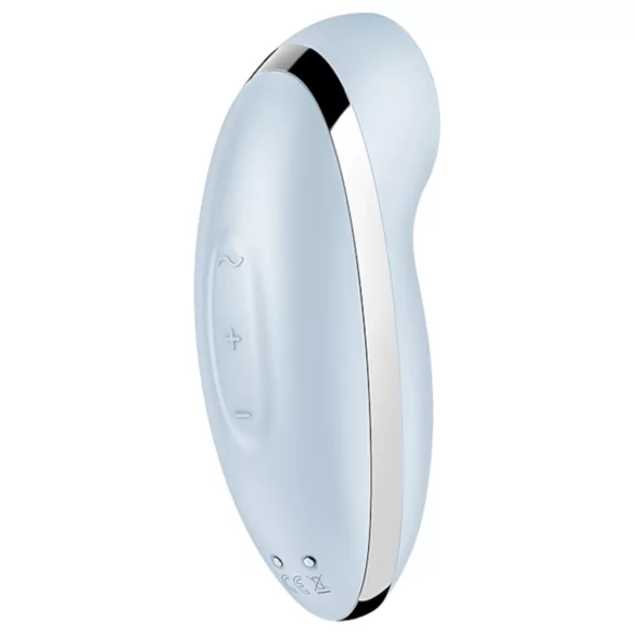 Satisfyer Tap & Climax 2 - Klitorisstimulator och vibrator - 2in1 - blå
