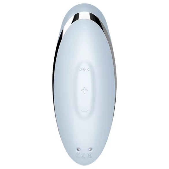 Satisfyer Tap & Climax 2 - Klitorisstimulator och vibrator - 2in1 - blå