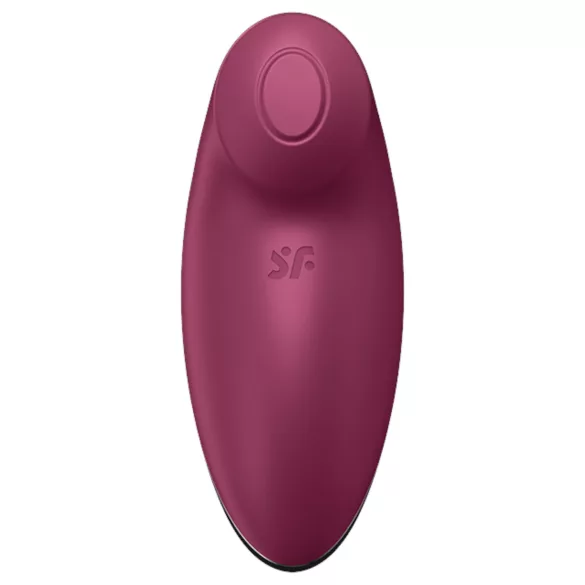 Satisfyer Tap & Climax 2 - 2‑i‑1 klitorisstimulator och vibrator (röd)