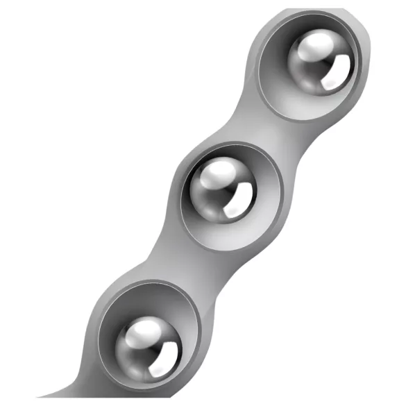 Satisfyer Triple Ball-R - pärldildo - grå