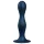 Satisfyer Double Ball-R - viktad dildo - silikon - blå