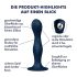 Satisfyer Double Ball-R - viktad dildo (blå)