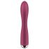 Satisfyer - roterande rabbit vibrator med klitorisstimulator - röd