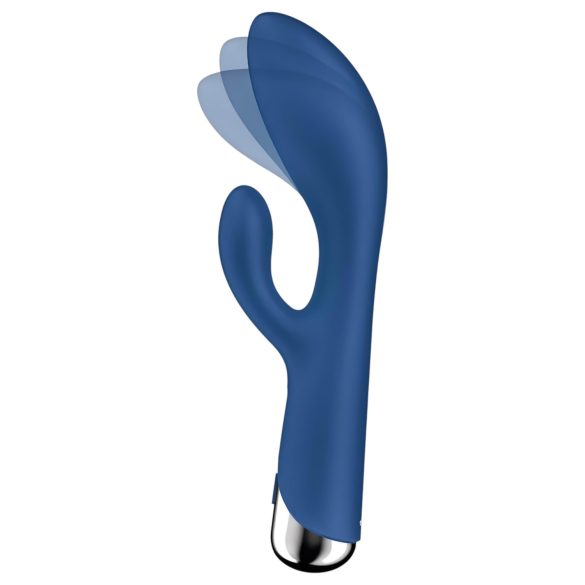 Satisfyer Spinning Rabbit 1 - roterande klitorisvibrator med arm (blå)