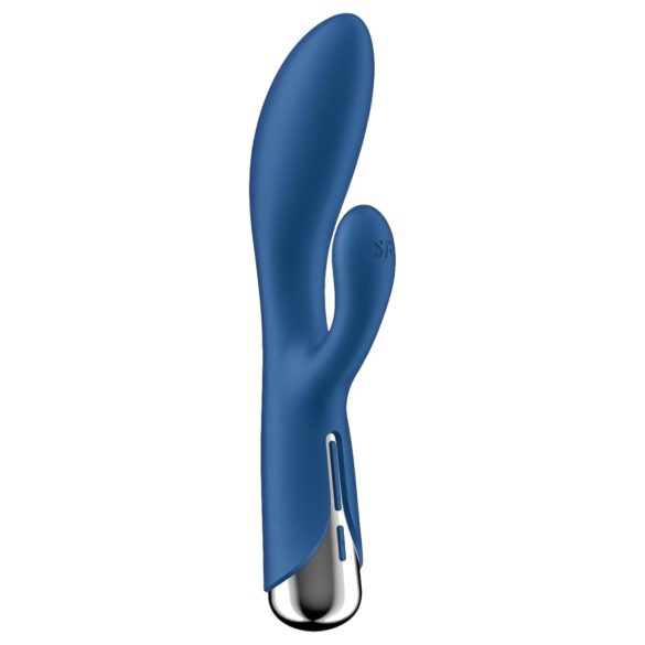Satisfyer Spinning Rabbit 1 - roterande klitorisvibrator med arm (blå)