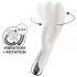 Satisfyer - Rabbitvibrator med roterande klitorisstimulator - beige