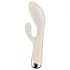 Satisfyer - Rabbitvibrator med roterande klitorisstimulator - beige