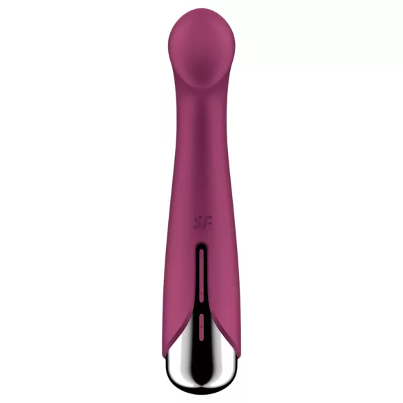 Satisfyer - G-punktsvibrator med roterande topp - röd