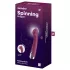 Satisfyer - G-punktsvibrator med roterande topp - röd