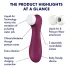 Satisfyer Pro 2 Gen3 - App-styrd luftvibrator för klitoris (röd)