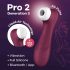 Satisfyer Pro 2 Gen3 - smart lufttrycksvibrator för klitoris (röd)