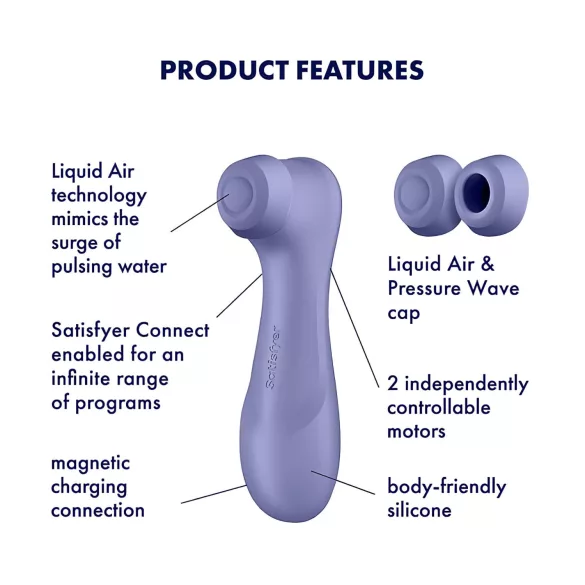 Satisfyer Pro 2 Gen3 - lufttryckvibrator för klitoris - lila