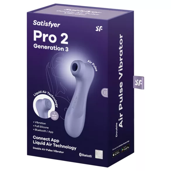 Satisfyer Pro 2 Gen3 - lufttryckvibrator för klitoris - lila