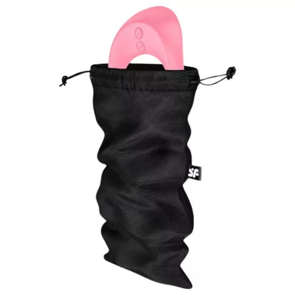 Satisfyer - förvaringspåse - diskret medium - svart