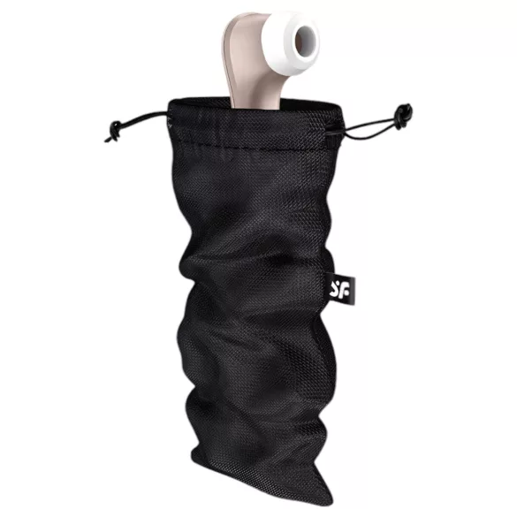Satisfyer - förvaringspåse diskret - medium svart