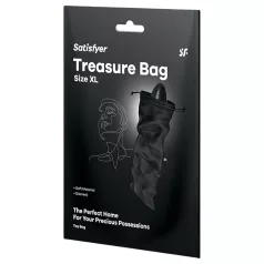   Satisfyer Treasure Bag XL - diskret förvaringspåse - stor (svart)