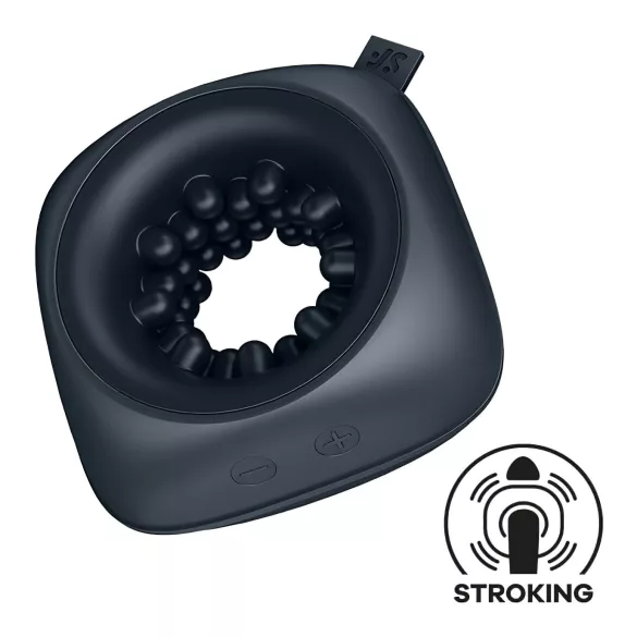 Satisfyer - penisring masturbator - uppladdningsbar vibrator - svart