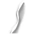 Satisfyer Cosmic Crest 2 - ståldildo med vågig design - silver