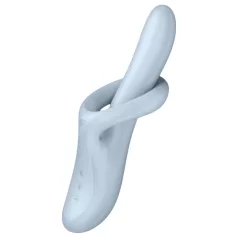  Satisfyer Heat Flex 4 - vibrator med värmande klitorisstimulator - silver