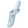 Satisfyer Heat Flex 4 - vibrator med värmande klitorisstimulator - silver