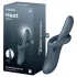 Satisfyer Heat Flex 4 - värmande vibrator med klitorisarm (grå)