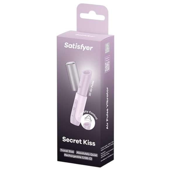 Satisfyer Secret Kiss - lufttrycksvibrator för klitoris - rosa