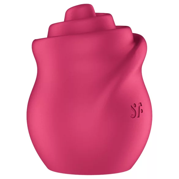Satisfyer Tongue Twister - roterande klitorisvibrator med tunga - silikon rosa