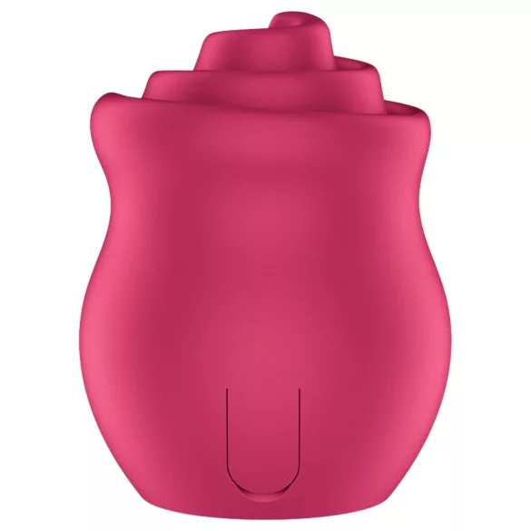 Satisfyer Tongue Twister - roterande klitorisvibrator med tunga - silikon rosa