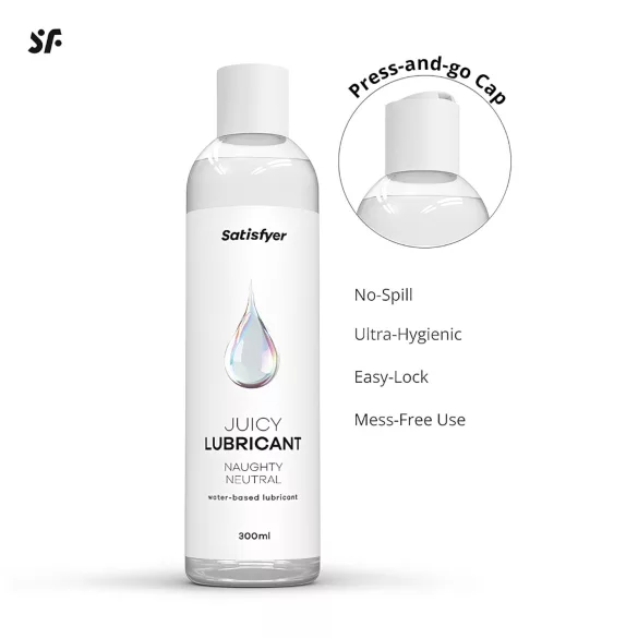 Satisfyer - vattenbaserat glidmedel - känslig - 300ml