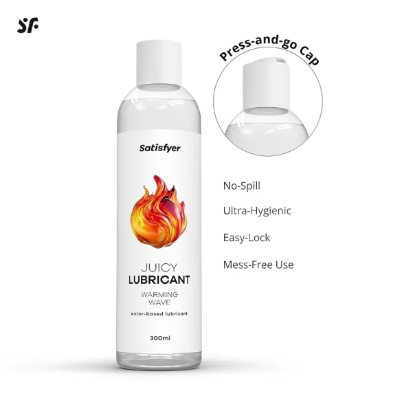 Satisfyer - glidmedel med värmande effekt - 300ml