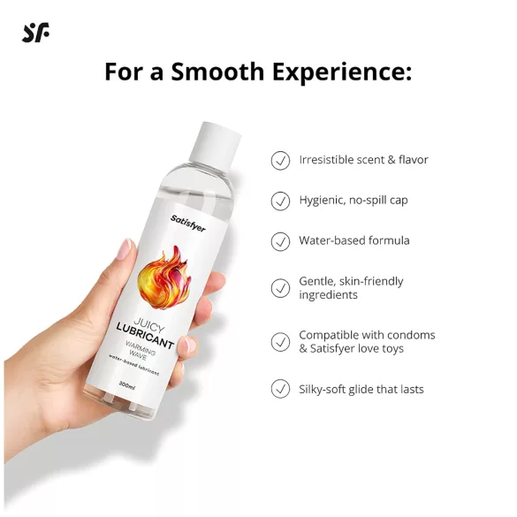 Satisfyer - glidmedel med värmande effekt - 300ml
