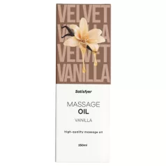 Satisfyer - massageolja - vaniljdoft - 250ml