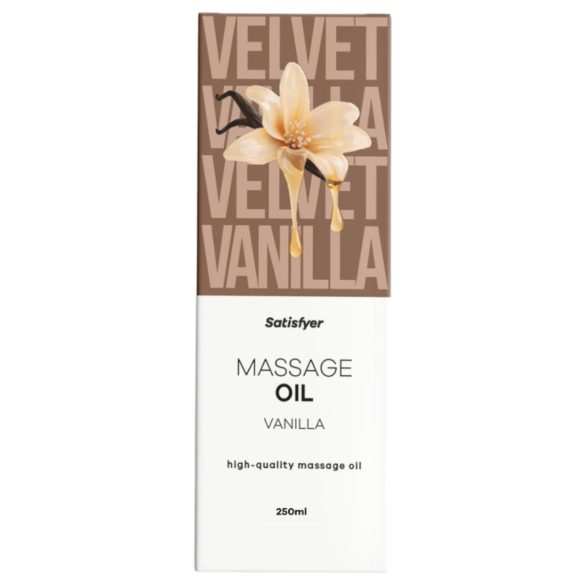 Satisfyer - massageolja - vaniljdoft - 250ml