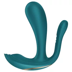 Satisfyer Top Secret+ - bärbar vibrator med 3 armar - grön