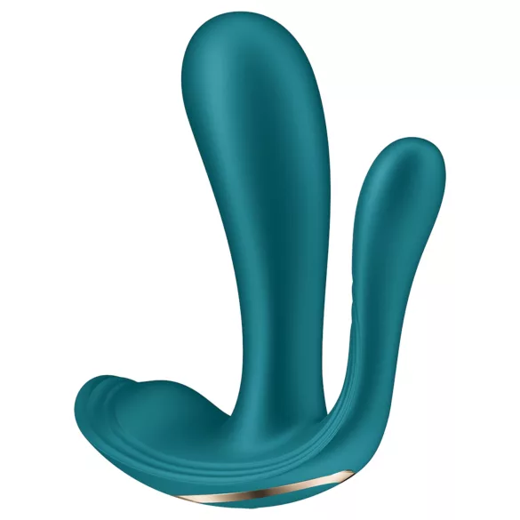 Satisfyer Top Secret+ - bärbar vibrator med 3 armar - grön