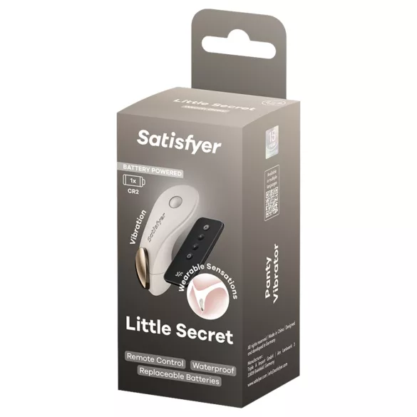 Satisfyer - trosvibrator - diskret fjärrstyrd - vit