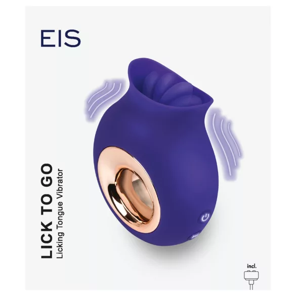 EIS - klitorisvibrator med slickfunktion - lila