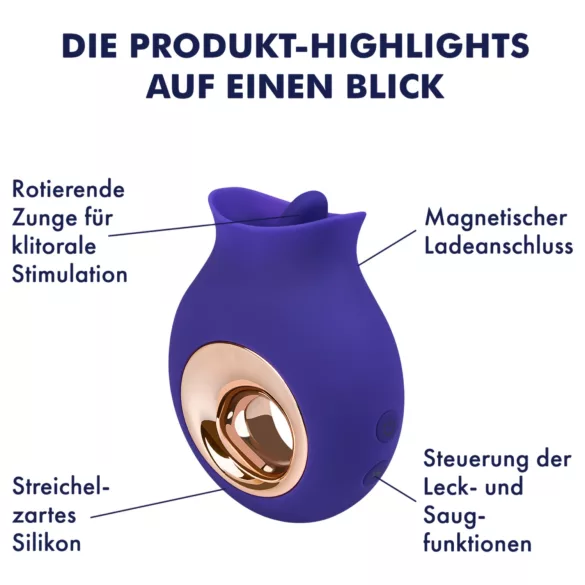 EIS - klitorisvibrator med slickfunktion - lila