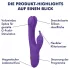 EIS - vibrator med rörlig tungklittstimulator och klitorisarm - lila