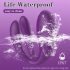 Mrow - uppladdningsbar, vattentät 3-motors parvibrator (lila)