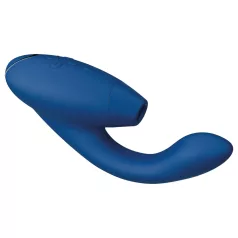   Womanizer Duo 2 - G-punkt vibrator och klitorisstimulator - blå