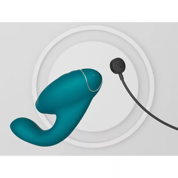 Womanizer DUO 2 - klitorisstimulerande rabbit‑vibrator (petrol)