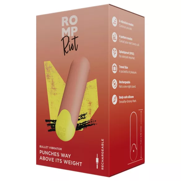 ROMP Riot - minivibrator - orange