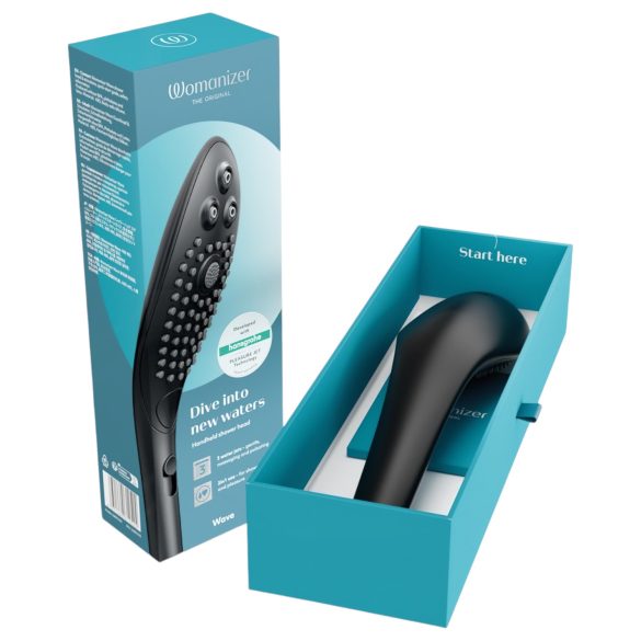 Womanizer - duschmunstycke massager - svart