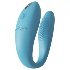   We-Vibe Sync Go - parvibrator med appstyrning - uppladdningsbar - turkos