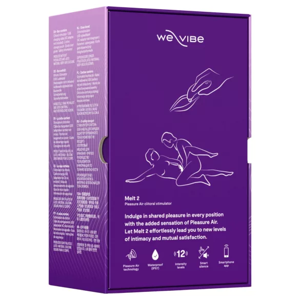 We-Vibe Melt 2 - App-styrd luftvibrerande klitorisstimulator (lila)