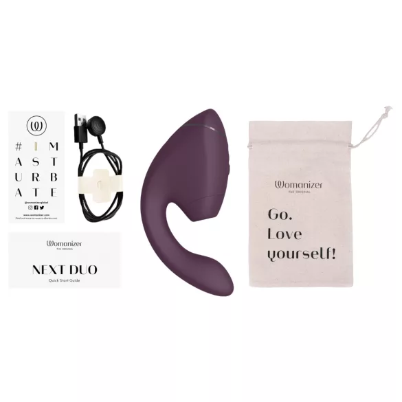 Womanizer Next Duo - 2-i-1 G-punktsvibrator (lila)