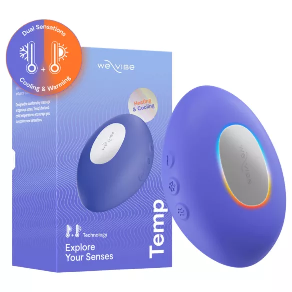 We‑Vibe Temp - kylande/värmande klitorisstimulator‑vibrator (blå)