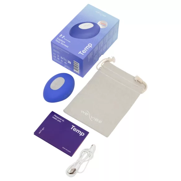 We‑Vibe Temp - kylande/värmande klitorisstimulator‑vibrator (blå)