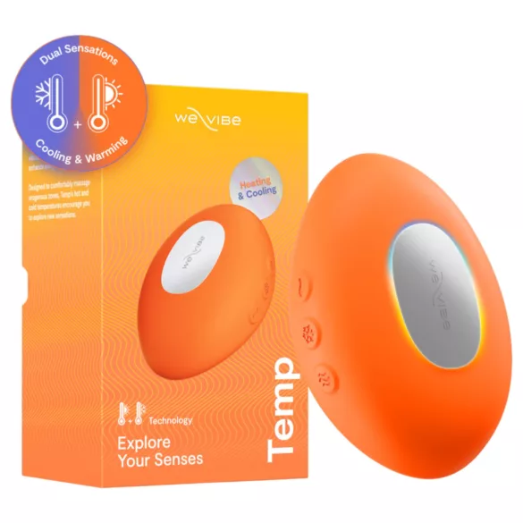 We-Vibe Temp - kylande och värmande klitorisstimulator med vibrator (orange)